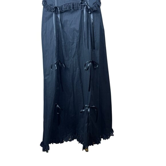 Lip Service Dress Whimsigoth Goth Lace Size L Black Witchy Hot Topic NEW NWT - Picture 9 of 15